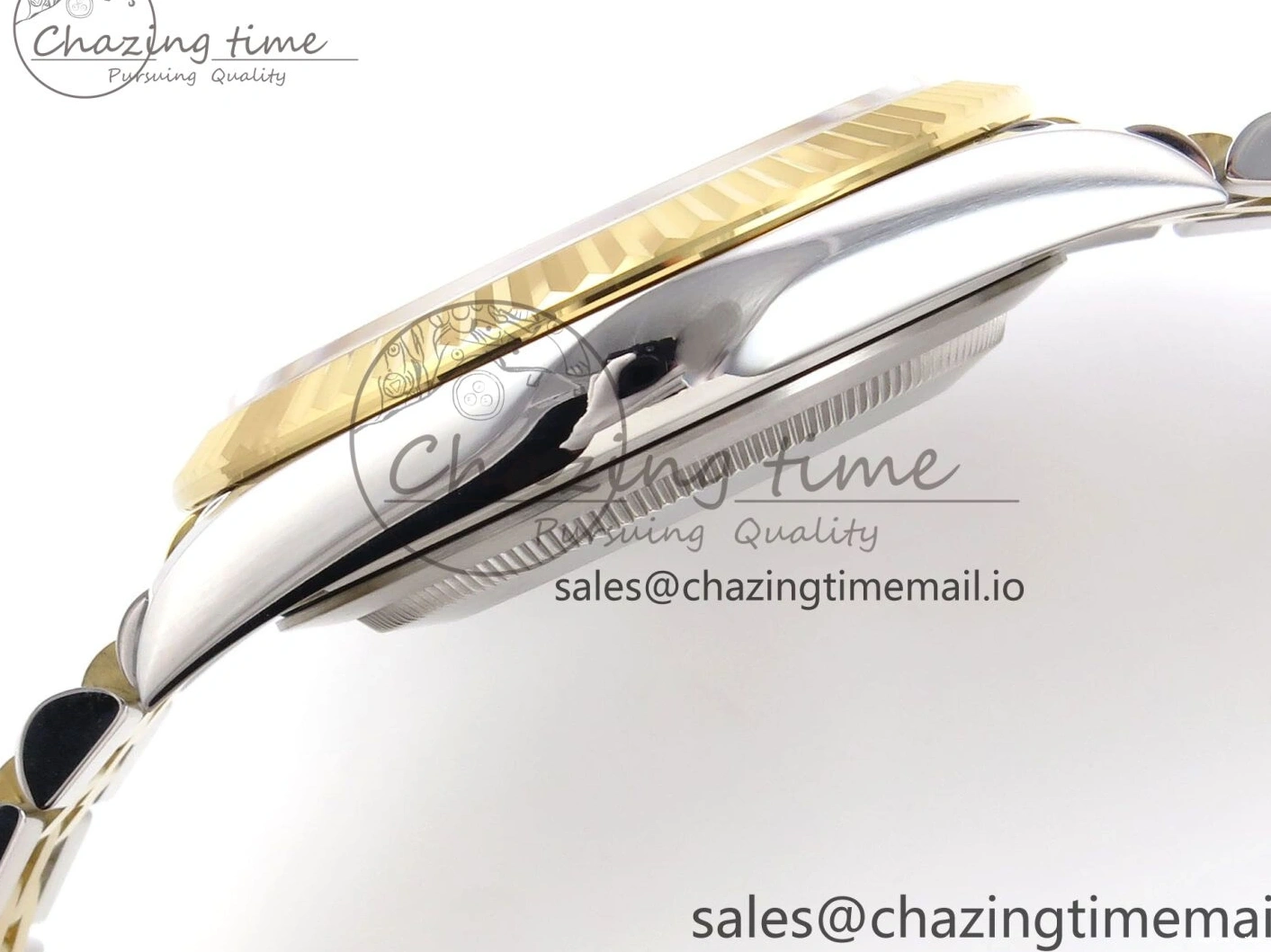 0116 DateJust 41 126333 EWEF Best Edition YG Texuted Dial on SS YG Jubilee Bracelet A Snug 992